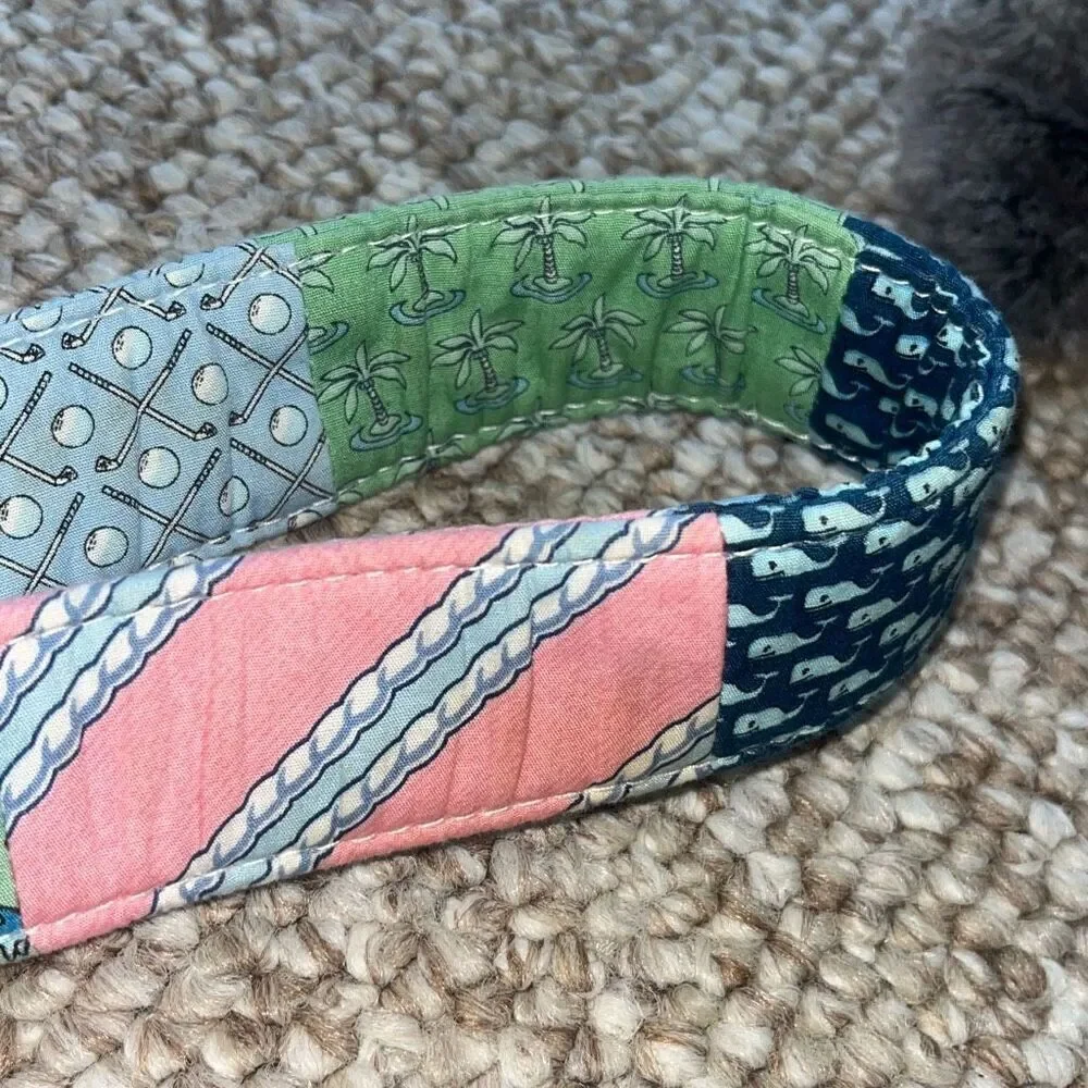 VINEYARD VINES D-RING PATCHWORK BELT WOMENS SIZE SMALL